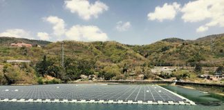 Besso-ike, centrale solaire flottante de 1 426 kWc près de Tokyo