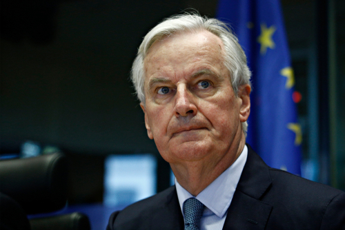 Brussels,,Belgium.,2nd,April,2019.,European,Union,Chief,Brexit,Negotiator Michel Barnier