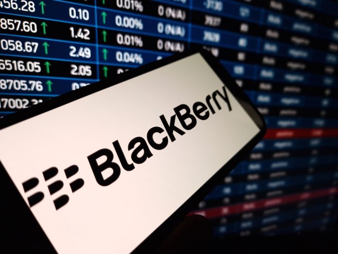Konskie,,Poland,-,May,27,,2024:,Blackberry,Company,Logo,Displayed BlackBerry
