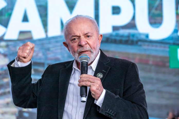 Osasco,,São,Paulo,,Brazil,-,July,5,,2022:,President,Of Brésil réforme sociale Lula