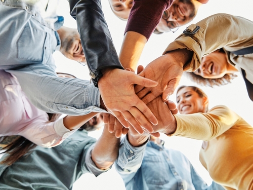 Group,Of,Young,Happy,People,Or,Students,Or,Businesspeople,Having Associations