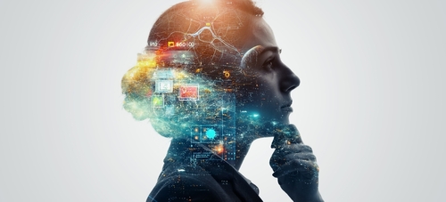 Image,Of,A,Researching,Scientist.,Researcher.,Wide,Image,For,Banners, IA et récit